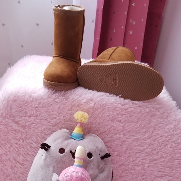 Nordstrom Rack Non-marking Kids short boots/ Brown - Picture 4 of 4